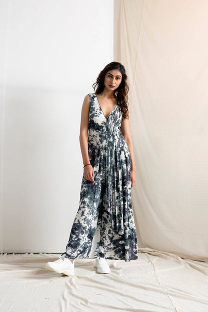 Keren - Tie & Dye Jumpsuit-0