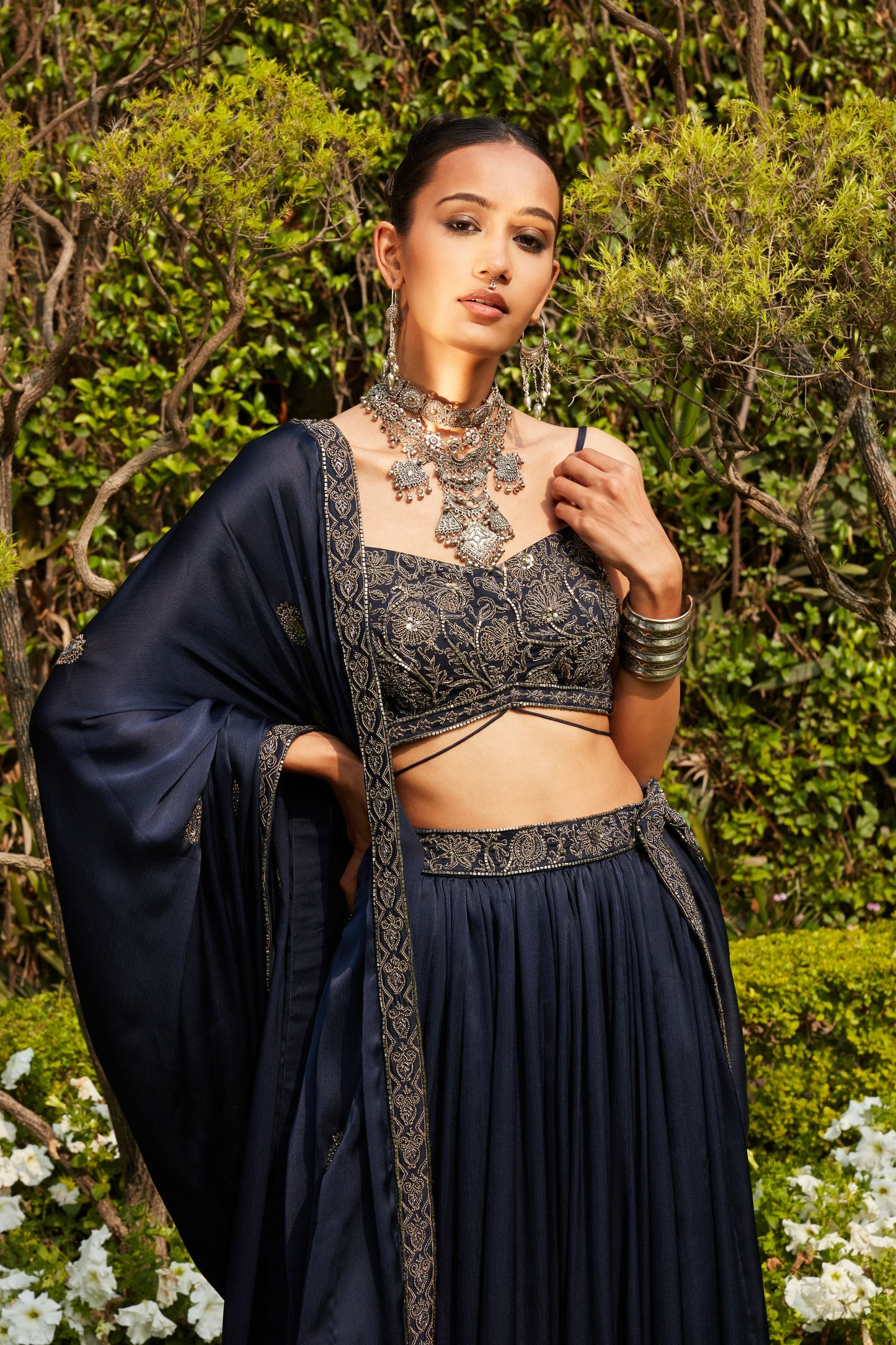 Aida Blouse & Dupatta Lehenga Set-1