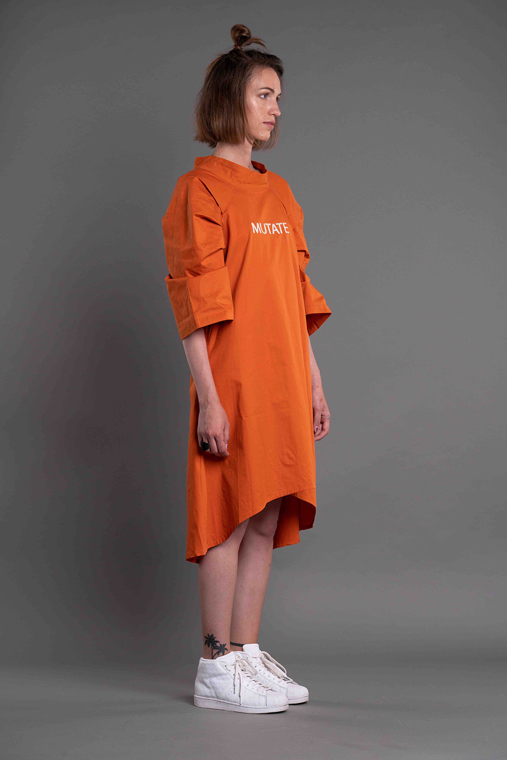 Breach Dress Orange-1