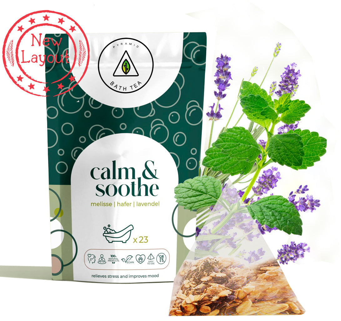 Natürliche ENTSPANNENDE Wellness Calm & Soothe-Bio-Badewannenbeutel: 23 Stück-0