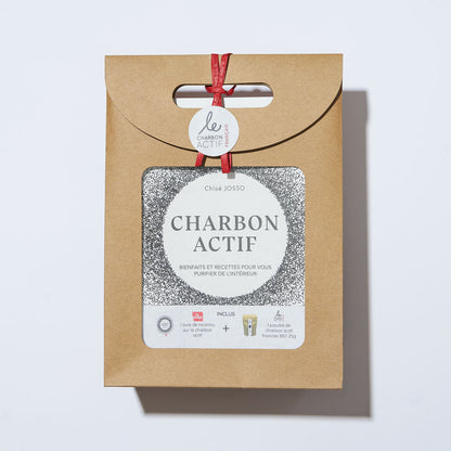 Coffret découverte charbon actif en poudre + livre de recettes-0