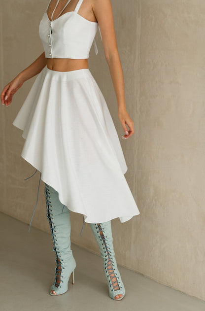 Cosmos asymmetric skirt-1