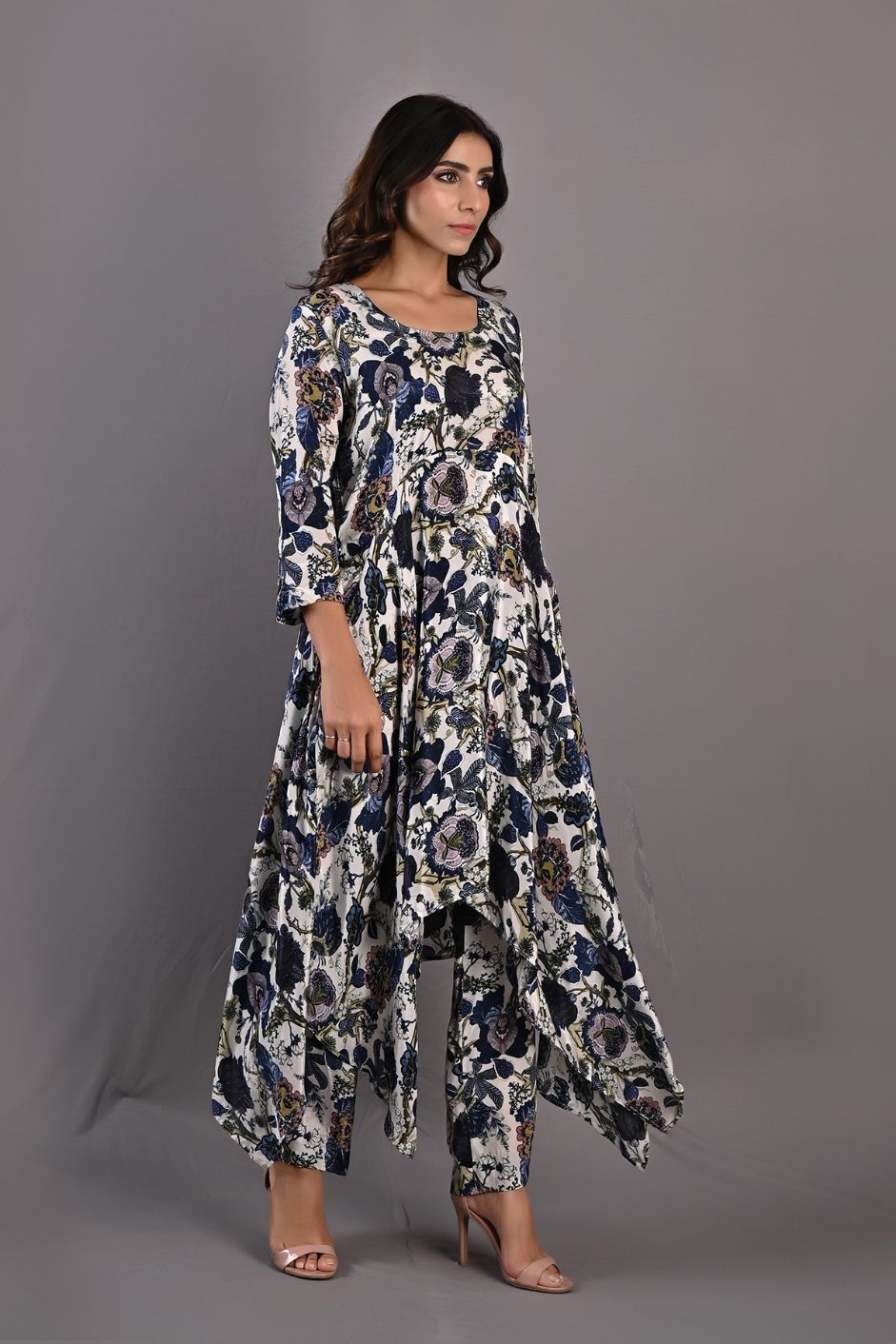 Leilani- Printed Draped Co-ord Set-2