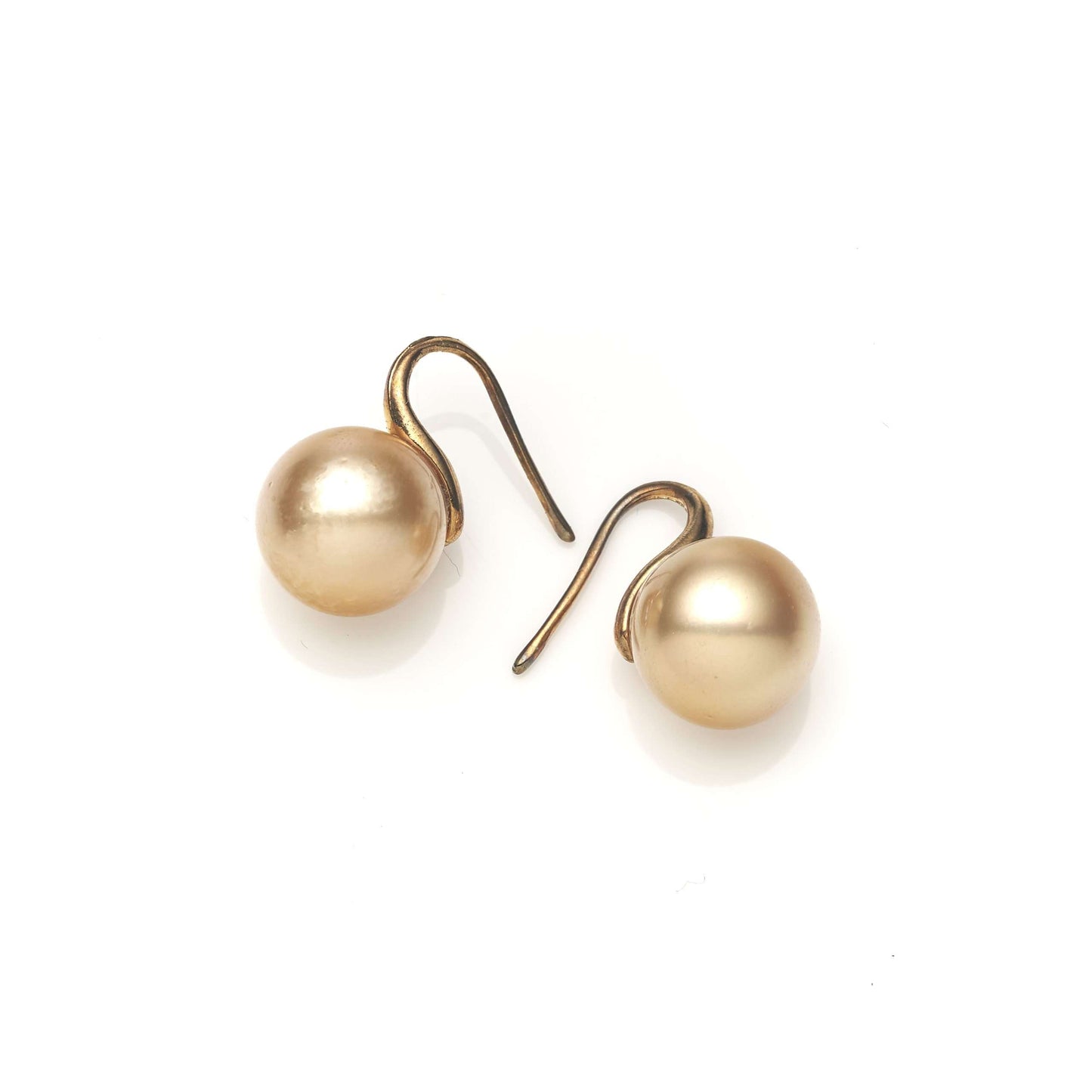 South Sea Gold Pearls The Rocks Earrings 12-13 mm AA-0