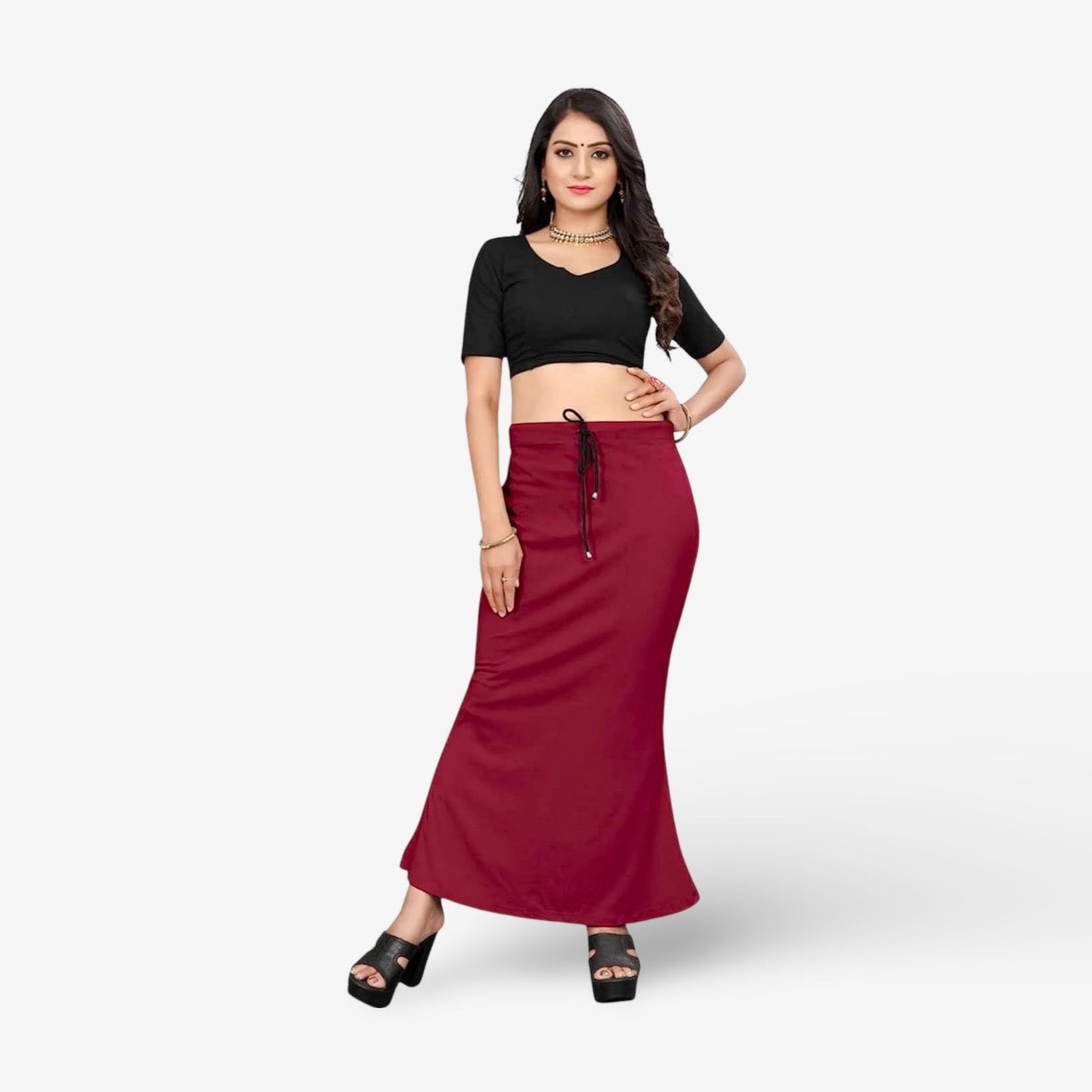 Lycra Saree Shapewear Petticoat for Women by Shreekama-29