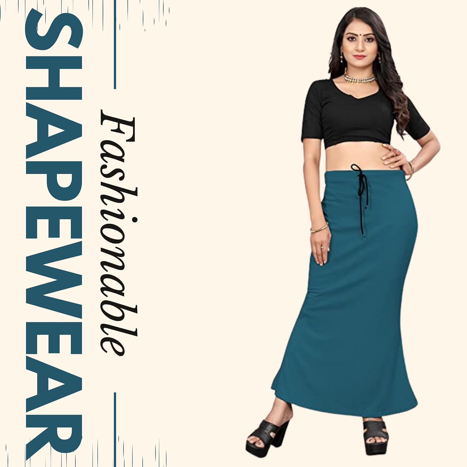 Lycra Saree Shapewear Petticoat for Women by Shreekama-1