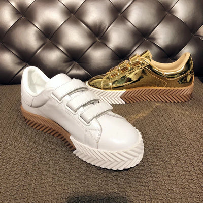 White Sneakers Women Autumn Chunky Sneakers Leather Shoes Women Thick Sole Ladies Shoes Casual Sapato Feminino Zapatos De Mujer