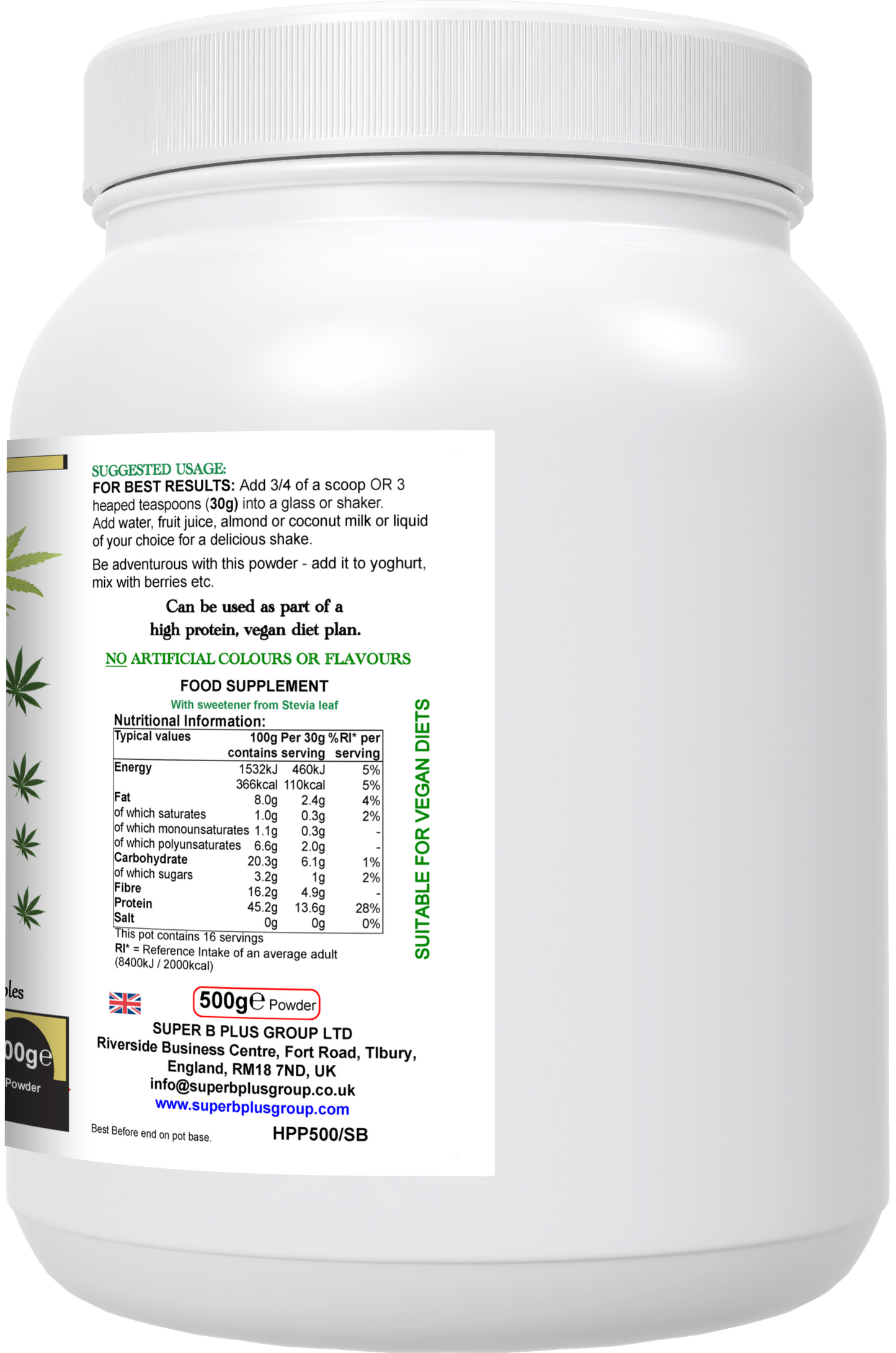 Super Hemp Protein Complex-2