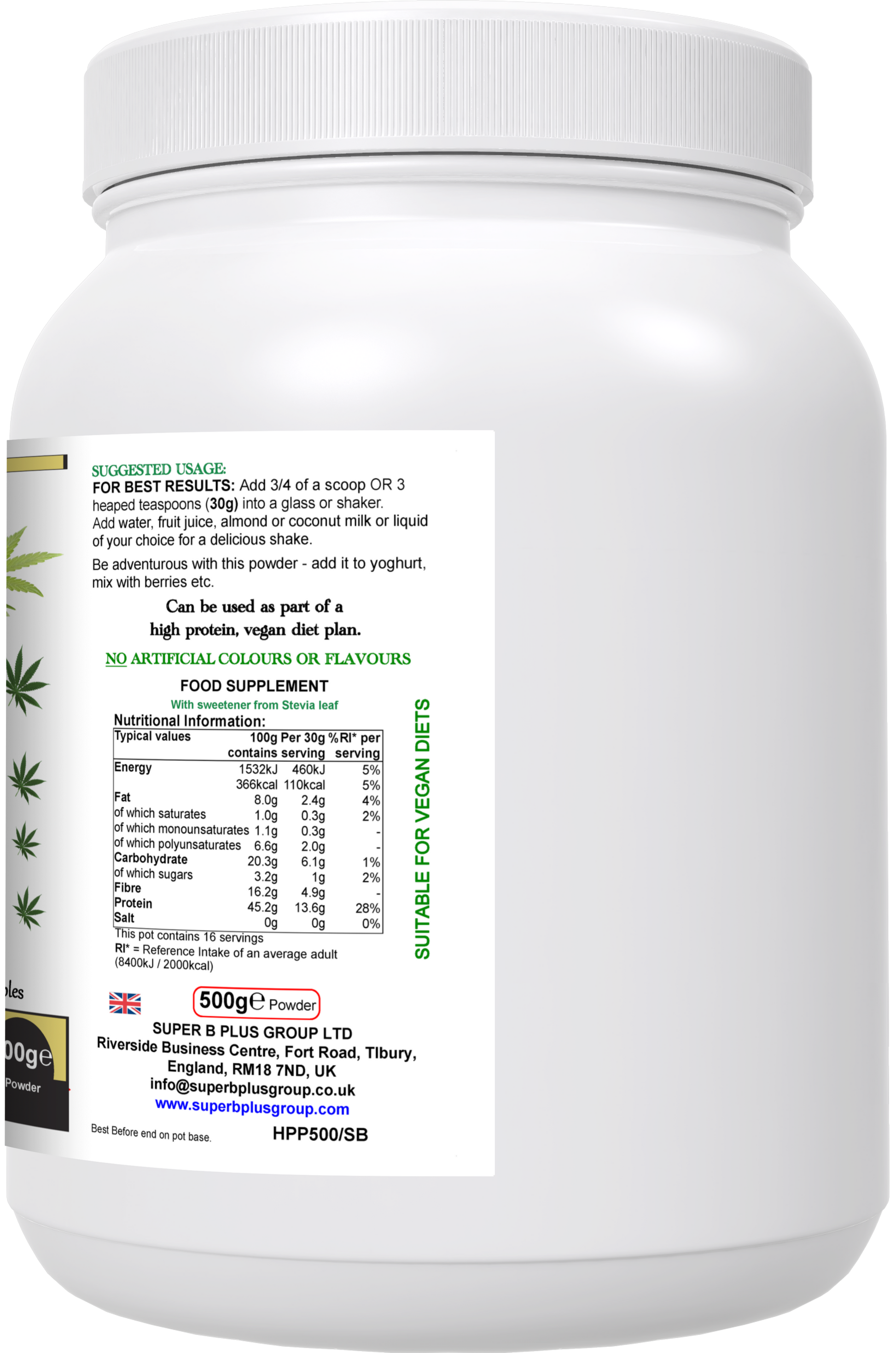 Super Hemp Protein Complex-2