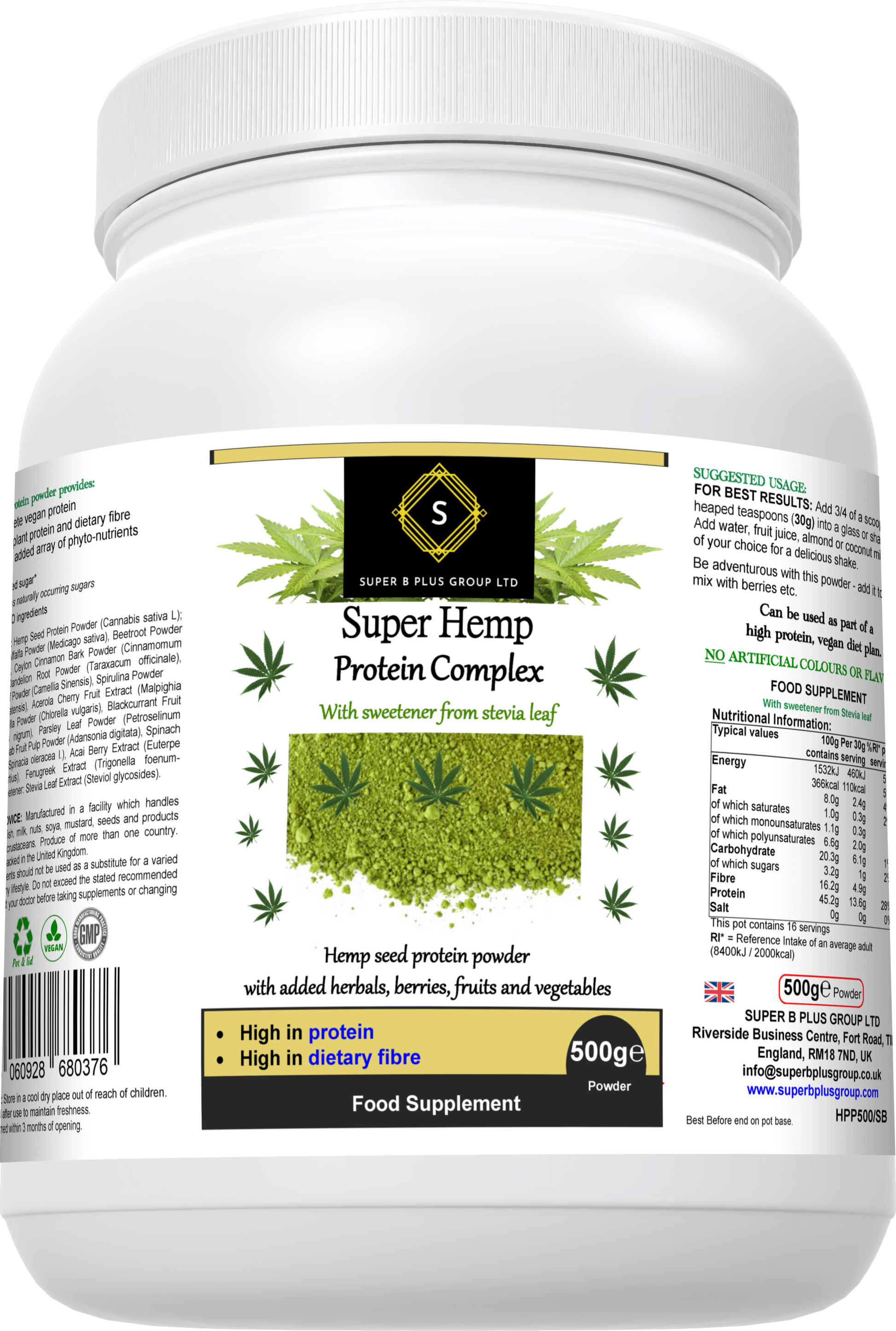 Super Hemp Protein Complex-3