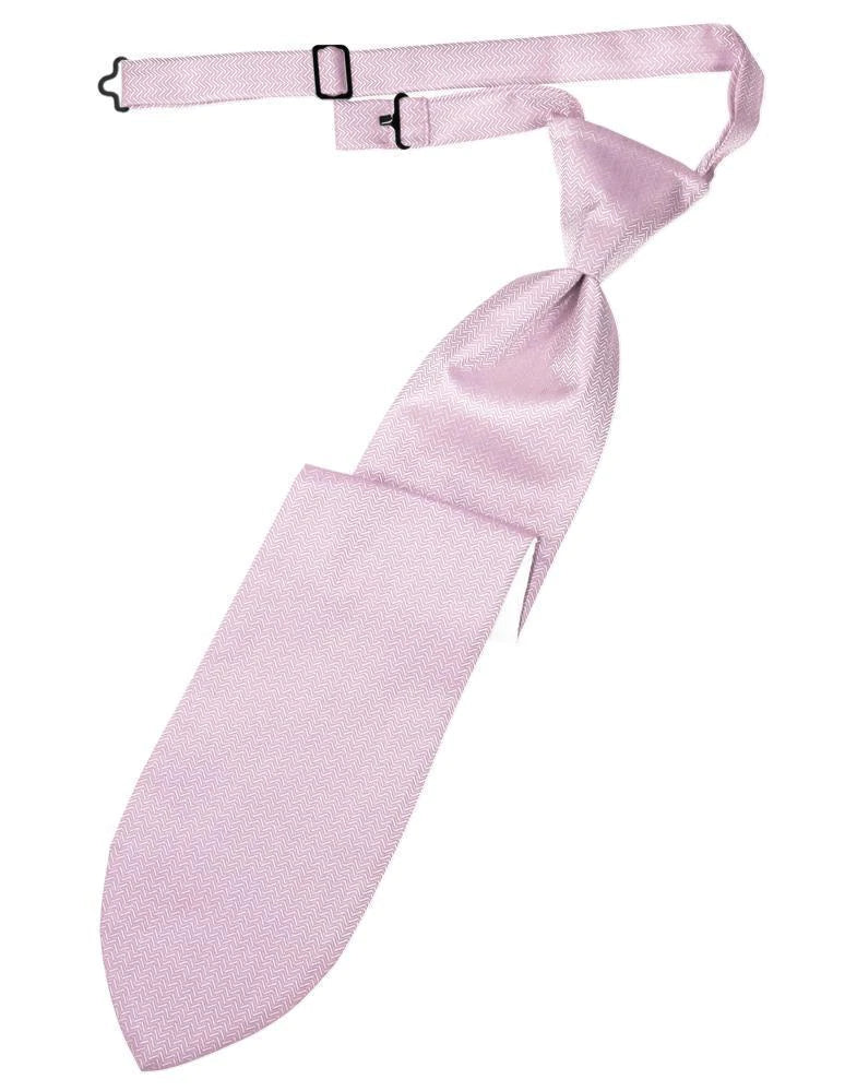 Herringbone Necktie Pre-Tied-38