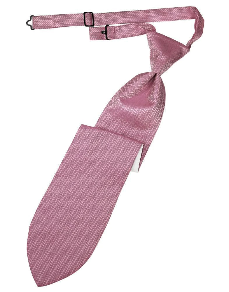 Herringbone Necktie Pre-Tied-45