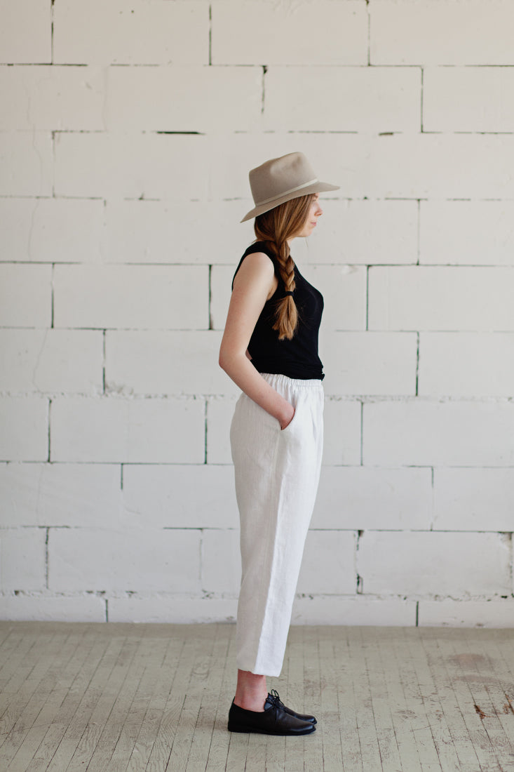 100% Linen Comfy Trousers-1