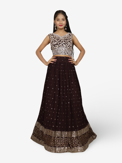 Designer Lehenga & choli with dupatta for Women by Shreekama-1