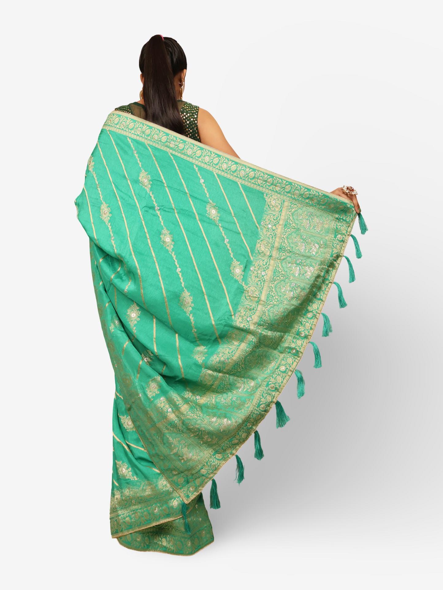 Designer Woven Banarsi Saree by Shreekama-2