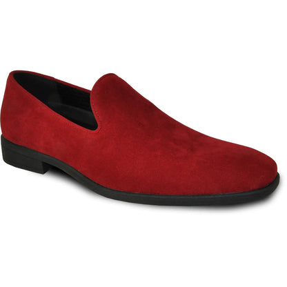 "Chelsea" Red Suede Tuxedo Shoes-0