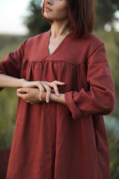 100% Linen DAY Dress-2