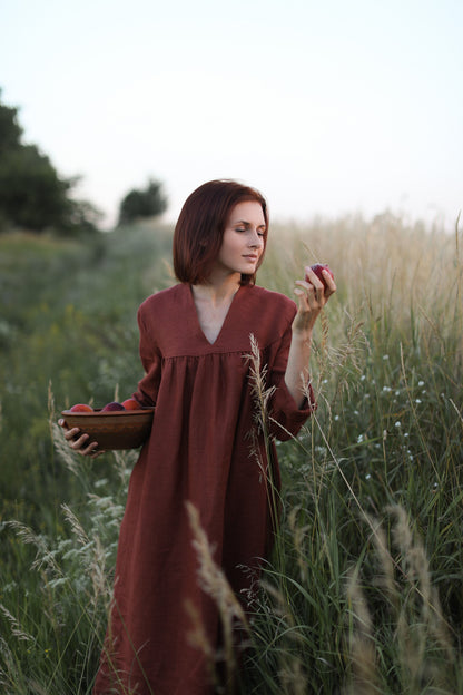 100% Linen DAY Dress-4