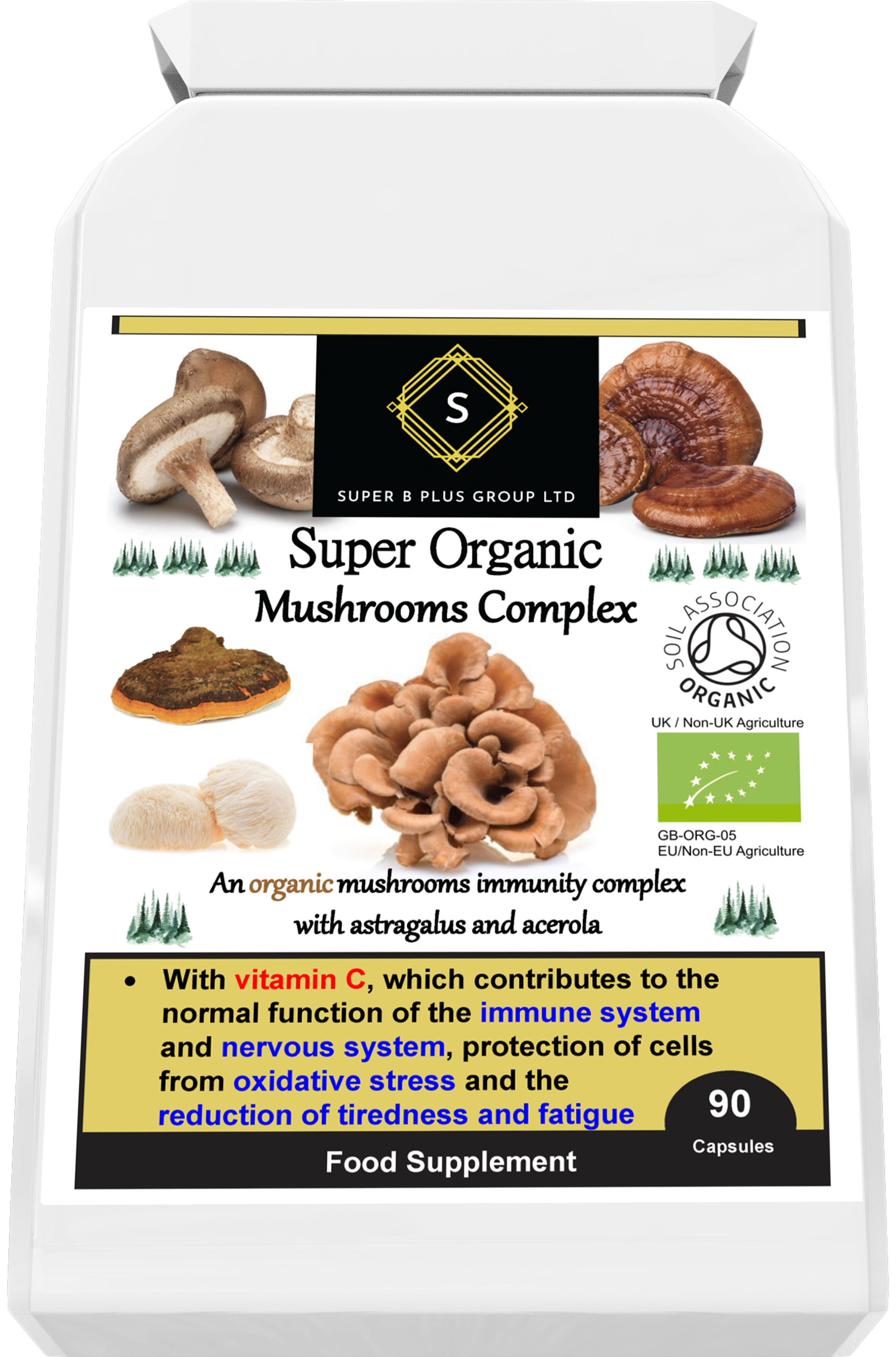 Super Organic Mushrooms Complex-3