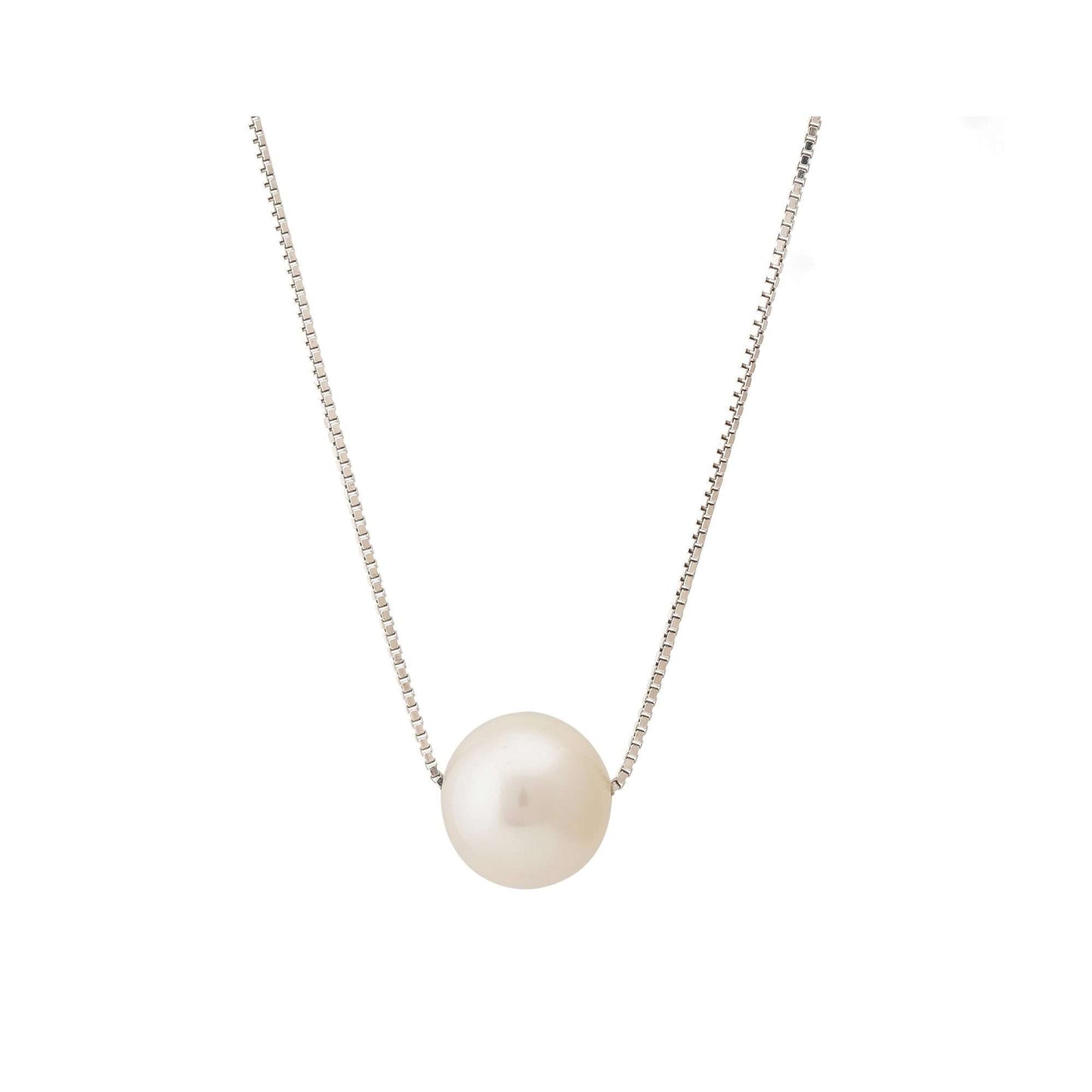 Freshwater White Pearl Canterbury Pendant 8-9 mm AAA-0