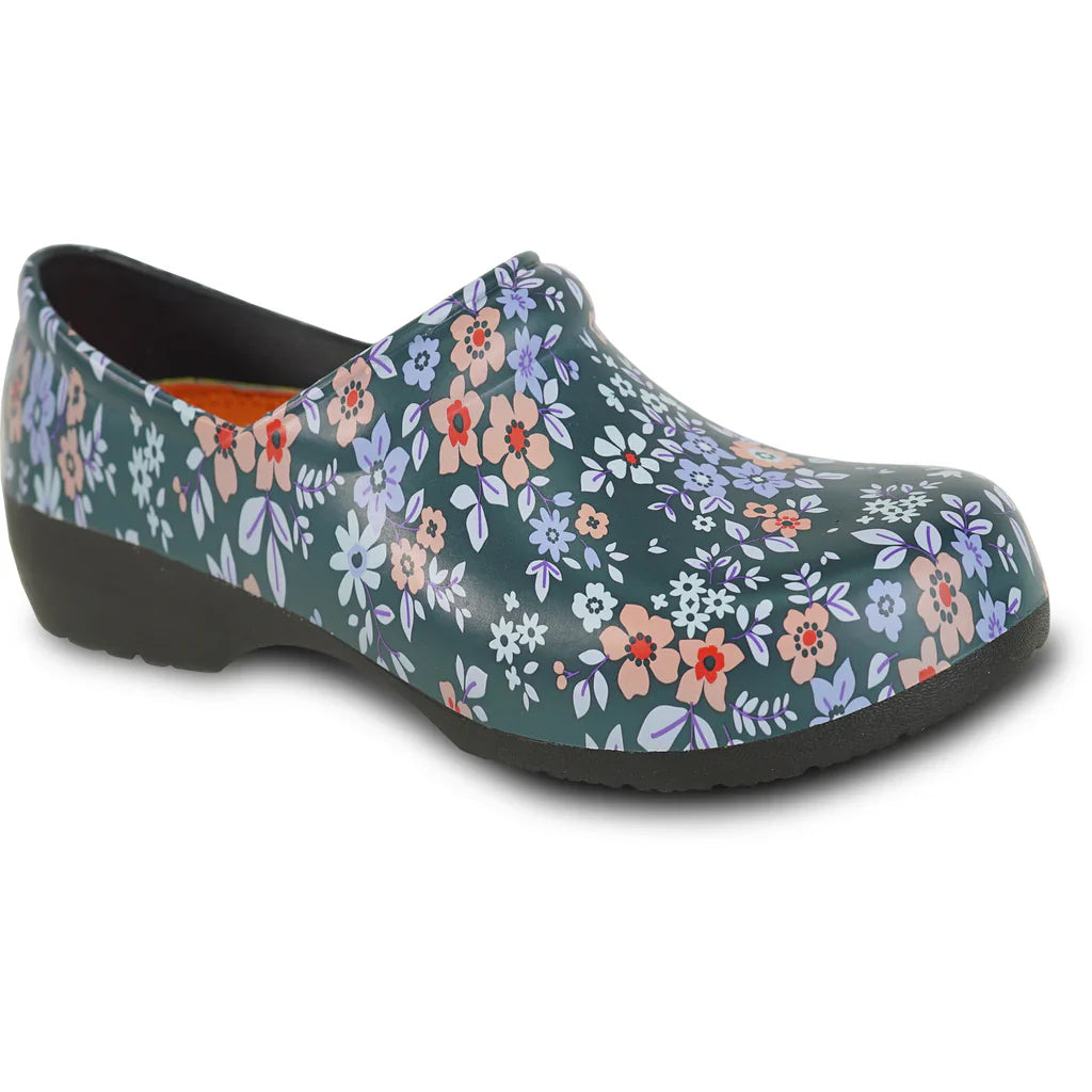 VANGELO Women Slip Resistant Clog NIKO Flower-2-0