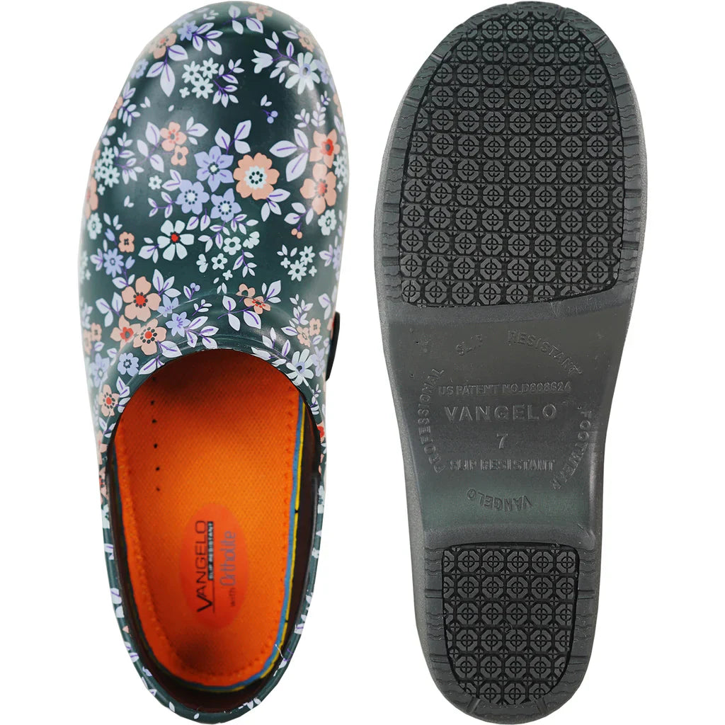 VANGELO Women Slip Resistant Clog NIKO Flower-2-1