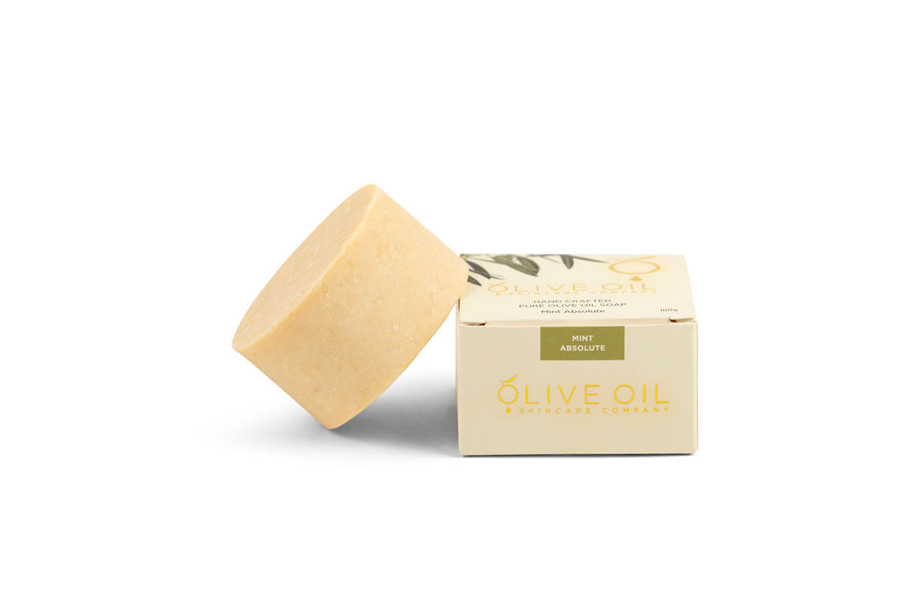 Olive Oil Soap, All-Natural,  Mint Absolute ,100g-0