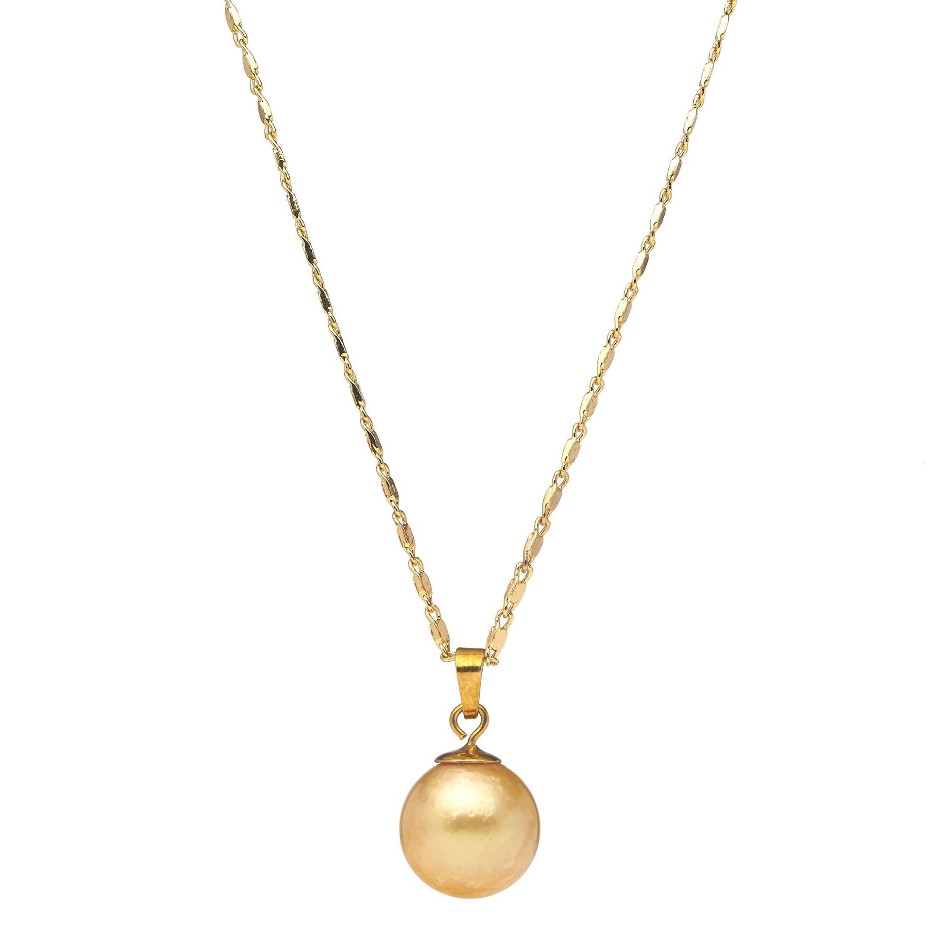 South Sea Gold Pearls The Rocks Pendant12-13 mm AA-0