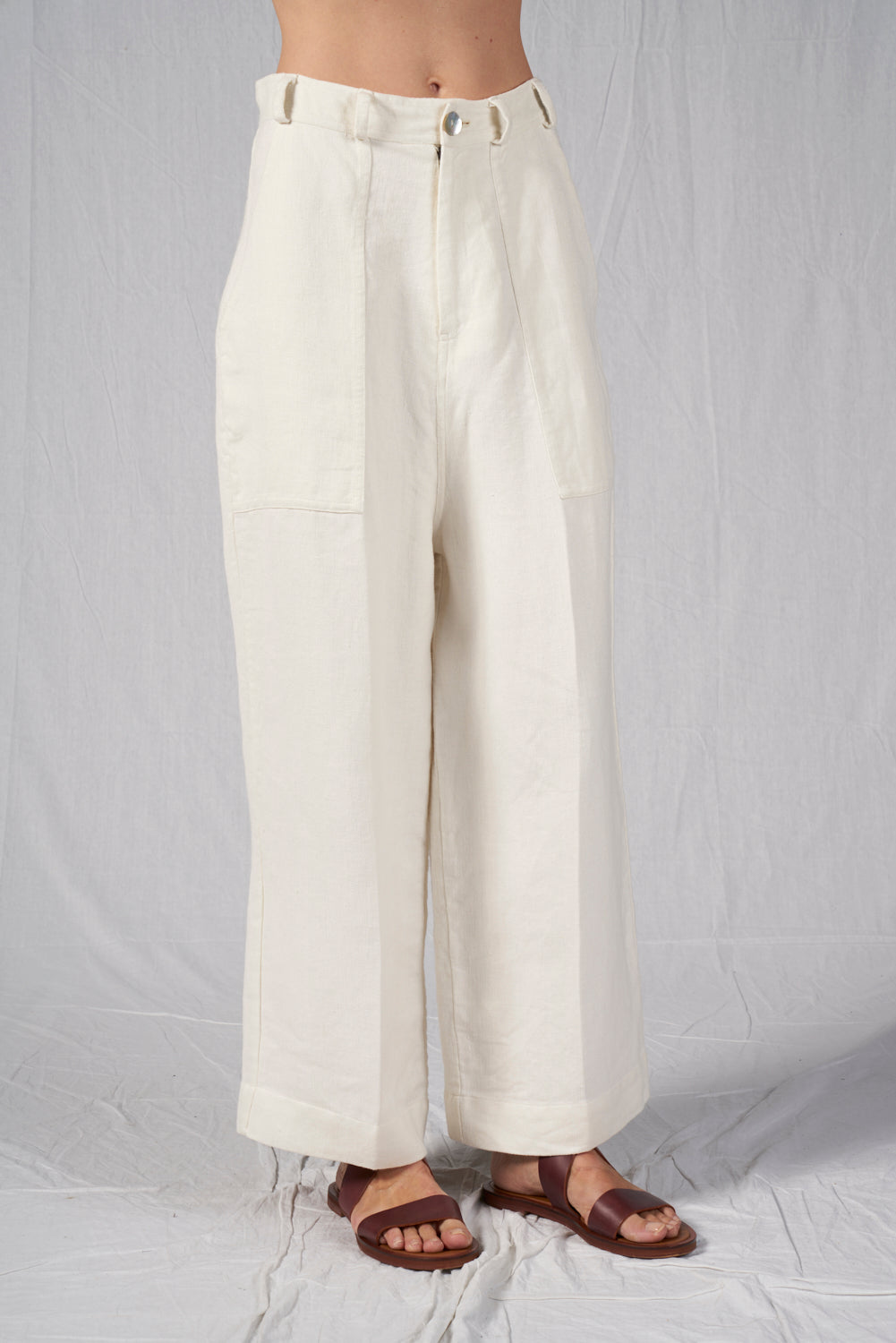 North Pants Ivory-0