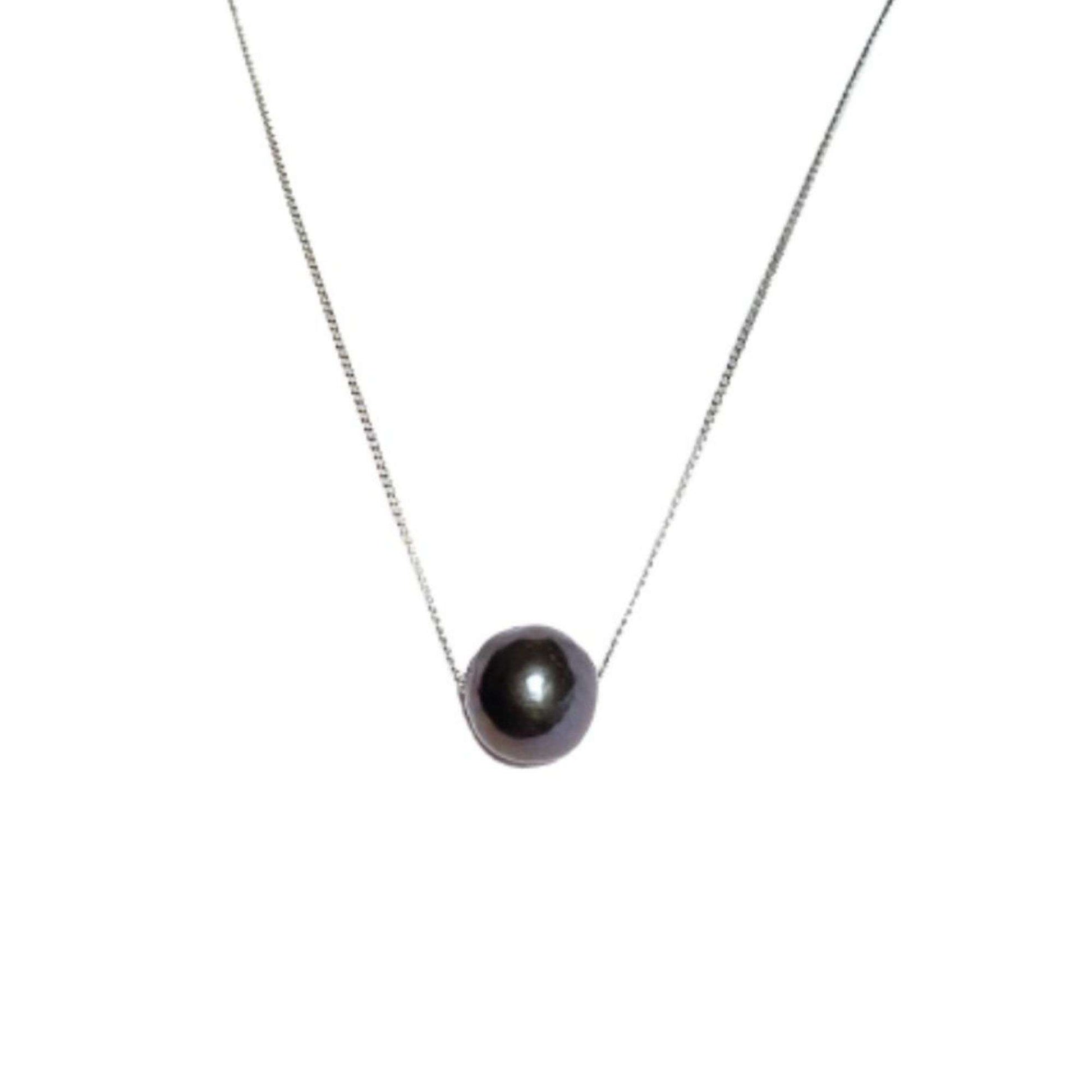 Tahitian Black Pearl Teva Pendant 12-13 mm-0