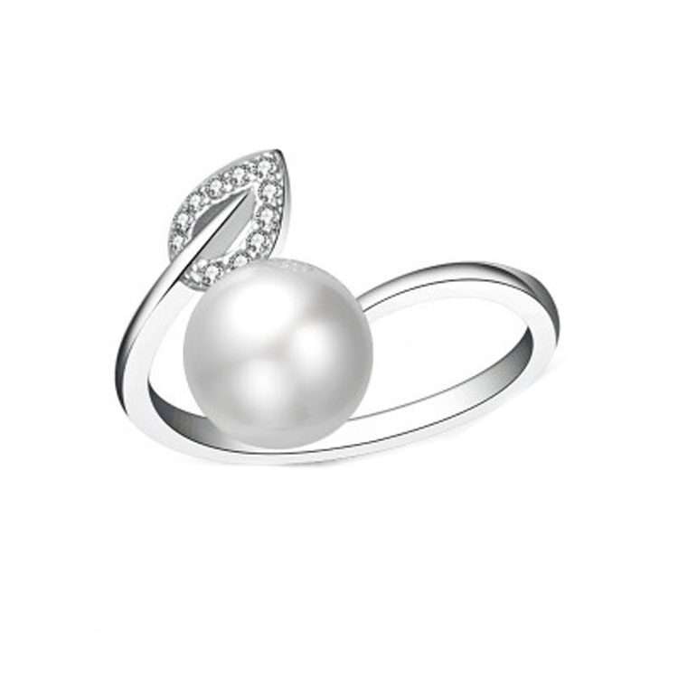 Freshwater White Pearls Yamba Rings 9-10 mm AAA-0