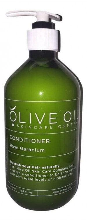 Hair Conditioner, Castile Style, Rose Geranium 500ml-2