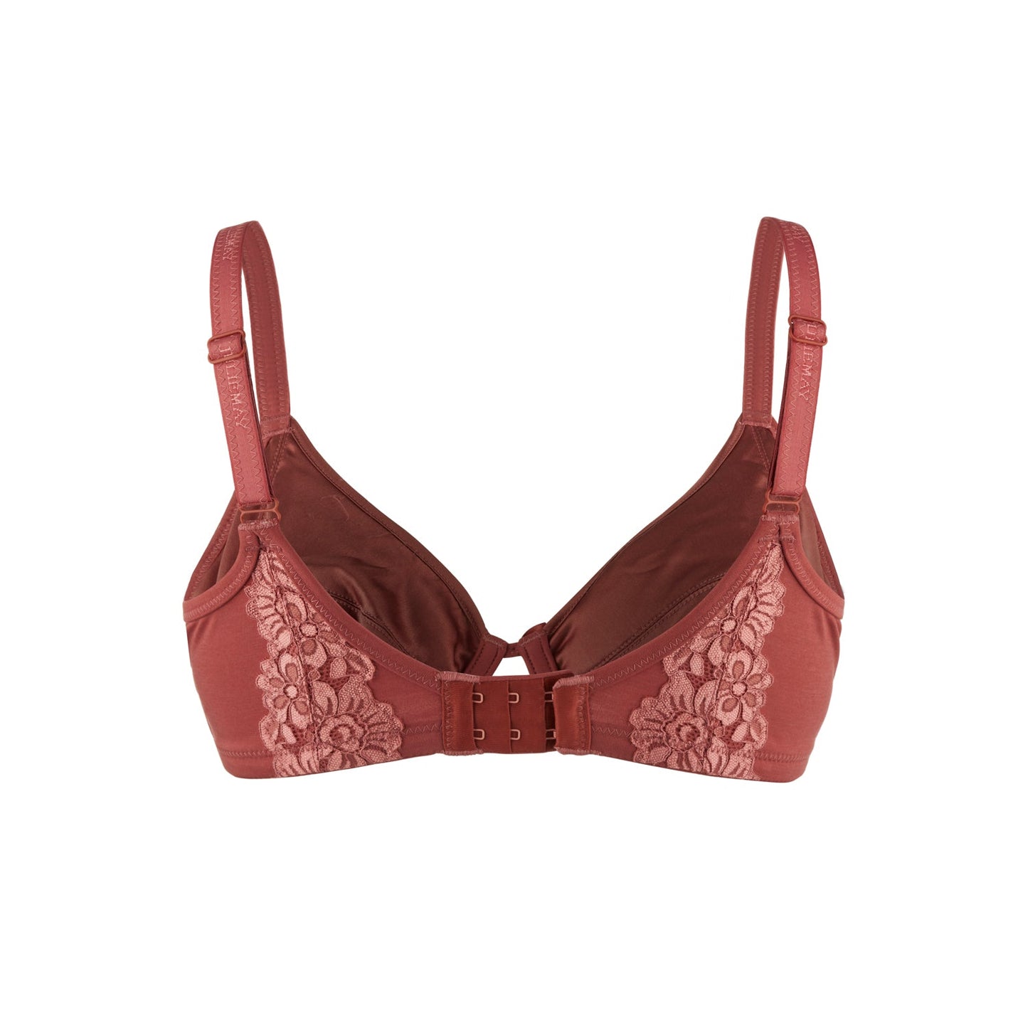 Rosie - Silk & Organic Cotton Lace Full Cup Wireless Bra-4