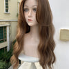 Brown Temperament Long Curly Wig for Women Realistic Wigs