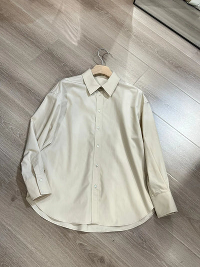 2023 New Autumn Women Long Sleeve Shirts and Tops Luxury High Quality Casual Elegant Cotton Single Breasted Blouses