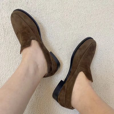 2024 Early Spring New High-quality Minimalist Retro Loafers for Women
