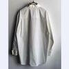 Early Spring Cotton Patch Pocket Contour Shirt White Square Neck Blouse Women Loose Tops