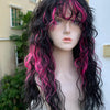 Personality Fashion Dark Gothic Style Punk Lolita Dress up Female Wig Curly Hair Realistic Wigs