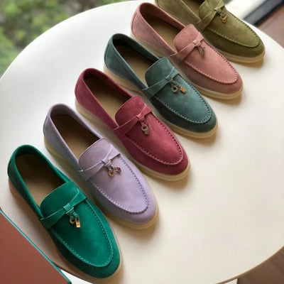 Imported Sheepskin Suede Pumps Womens Shoes