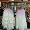 Light Purple Gradient Fashion Women's Wig Realistic Wigs