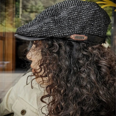 Handmade Men's and Women's Artistic Peaked Cap European and American Style Casual Hat