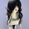Wig Women's Long Curly Hair Gothic Style Punk Lolita Wear Cosplay Headgear Props