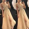 Shiny Evening Dress Gold V-neck Patchwork Dress 2024 European and American Summer Sexy Party Evening Dress