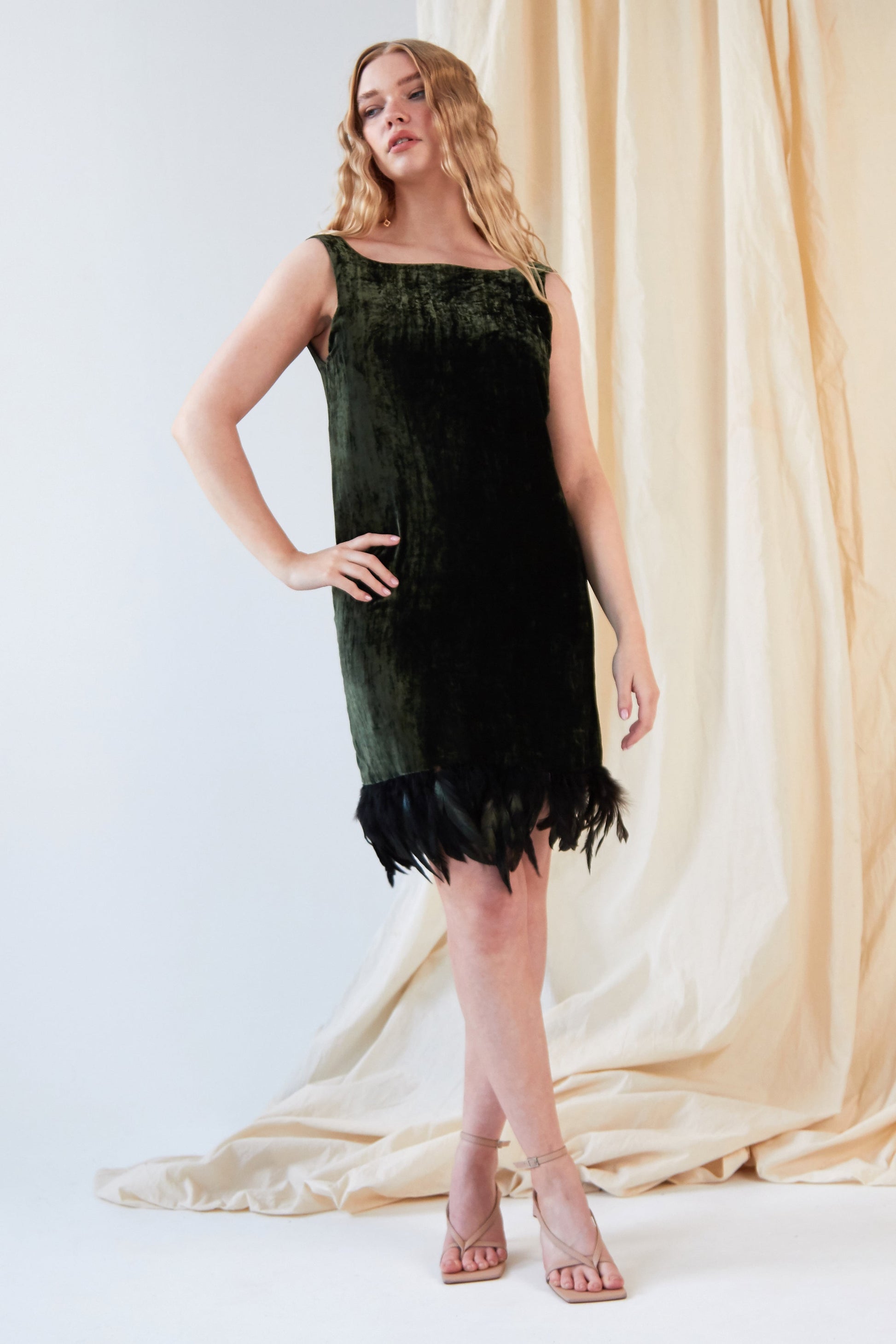 Silk Velvet Dress-4