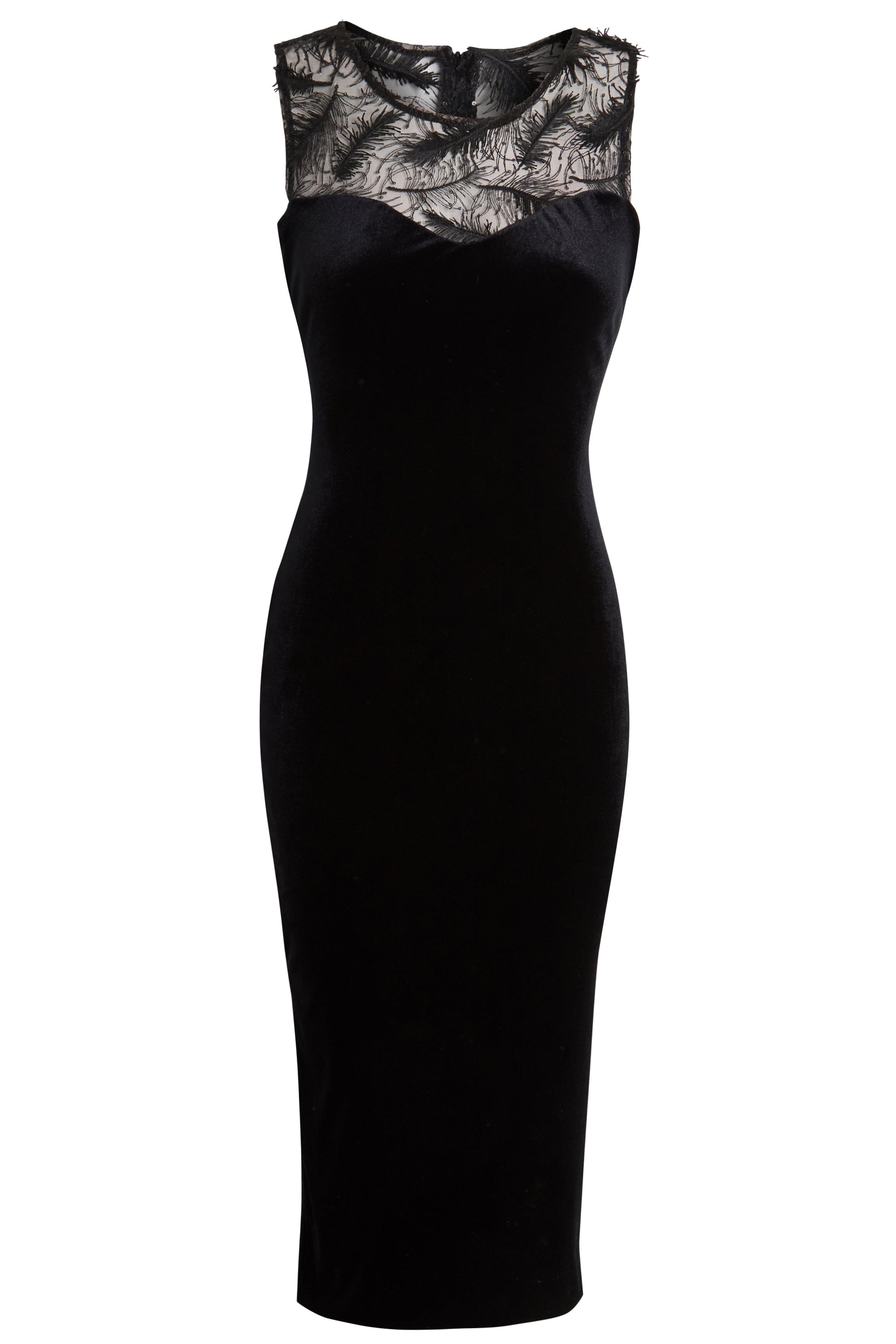 Velvet Bodycon Dress-0