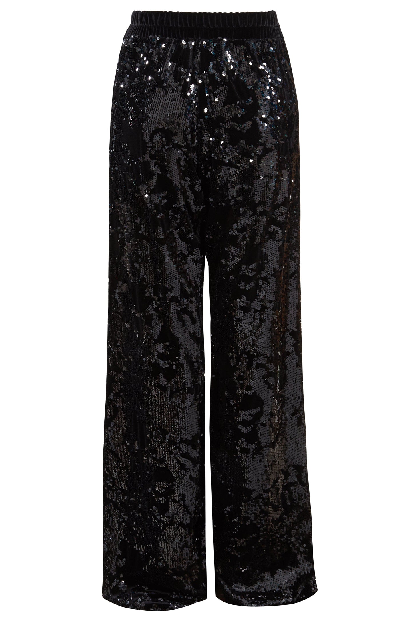 Sequin Flared Trousers-2