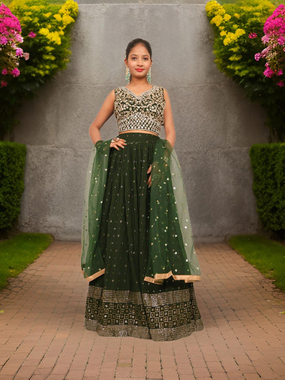 Designer Lehenga & choli with dupatta for Women by Shreekama-6