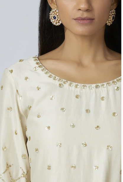 Chanderi Silk Kurta Sharara Set-2