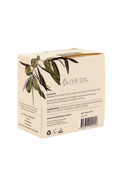 Olive Oil Soap, All-Natural, Unscented, 100g-2