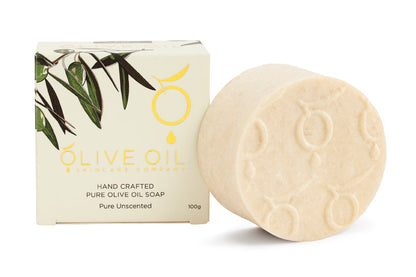 Olive Oil Soap, All-Natural, Unscented, 100g-1